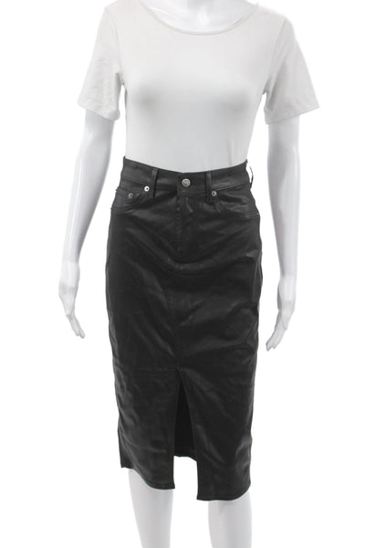 Veronica Beard Women Pencil Skirt Black Knee Length Size 0