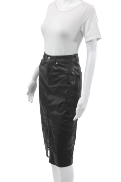 Veronica Beard Women Pencil Skirt Black Knee Length Size 0