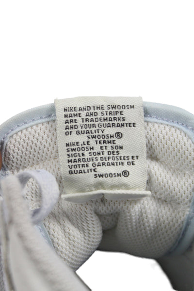 Nike Childrens Boys Leather Dunk High Top Sneakers Powder Blue White Size 2.5 Y