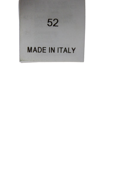 Brunello Cucinelli Mens Blazer Blue Check Silk Size 52