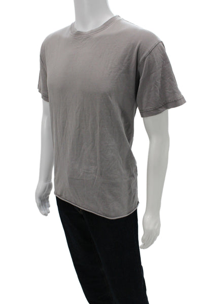 Kith Mens Basic Gray 100% Cotton Crew Neck Short Sleeve T-Shirt Size M