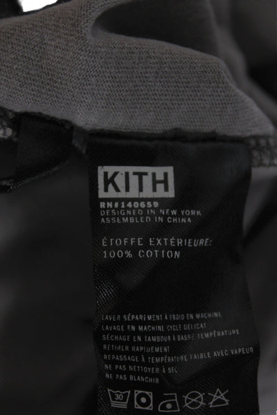 Kith Mens Basic Gray 100% Cotton Crew Neck Short Sleeve T-Shirt Size M