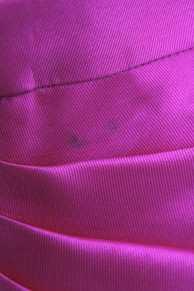 Belle Badgley Mischka Womens Pink Trumpet Skirt Long Zip Size 2