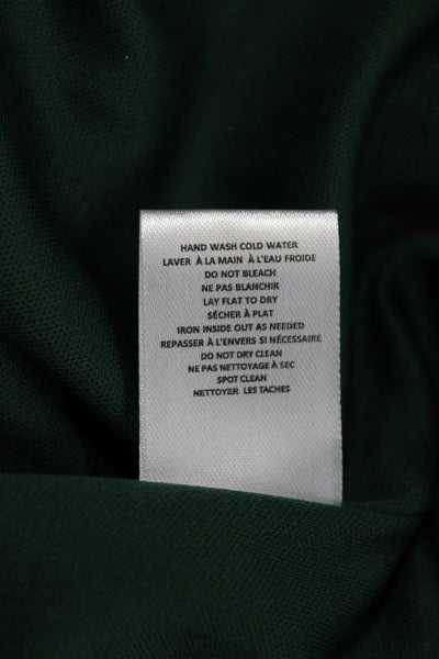Jewel Badgley Mischka Women Green Shift Dress High Neck Sleeveless Size 10