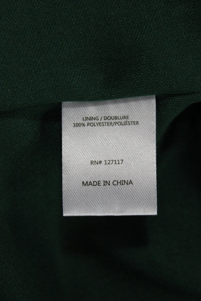 Jewel Badgley Mischka Womens Shift Dress Green High Neck Cocktail Size 8