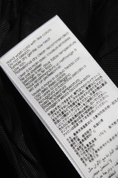 3.1 Phillip Lim Womens Paperbag Shorts Black Cotton Size 0