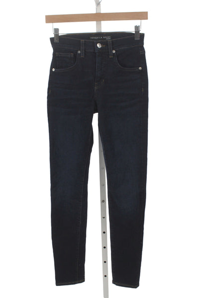 Veronica Beard Women Skinny Jeans Blue Cotton High Rise Size 26