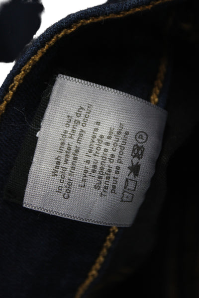 Veronica Beard Women Skinny Jeans Blue Cotton High Rise Size 26