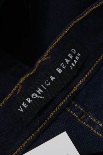 Veronica Beard Women Skinny Jeans Blue Cotton High Rise Size 26