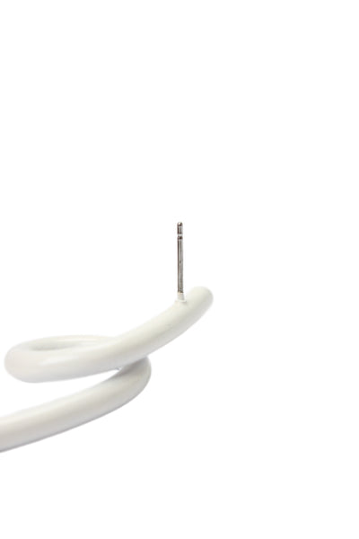 Jenny Bird Womens White Enamel Loops Drop Earrings