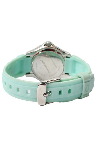 Freestyle Womens S. Steel Baby Blue Silicone FS84960 Sport Quartz Watch 33mm
