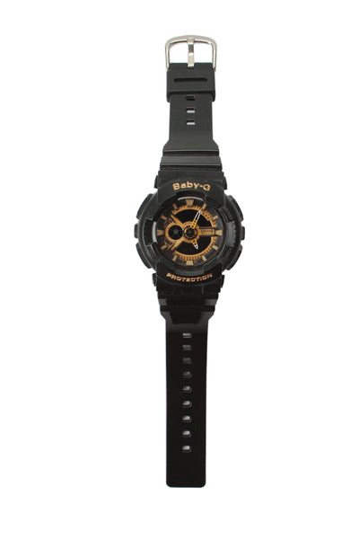 Casio G-Shock Womens Black Resin Baby G 5338 Quartz Watch 43.4mm