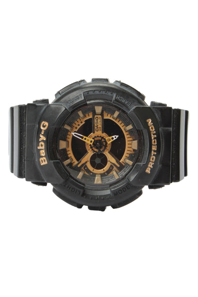 Casio G-Shock Womens Black Resin Baby G 5338 Quartz Watch 43.4mm