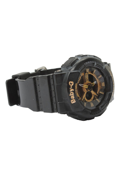 Casio G-Shock Womens Black Resin Baby G 5338 Quartz Watch 43.4mm