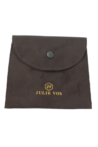 Julie Vos Womens Gold Plated Crystal Mykonos Bangle Bracelet