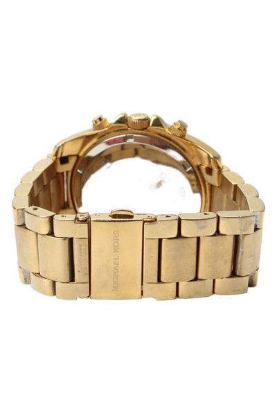 Michael Kors Womens Gold Tone Crystal Blair MK-5166 Quartz Watch 39mm