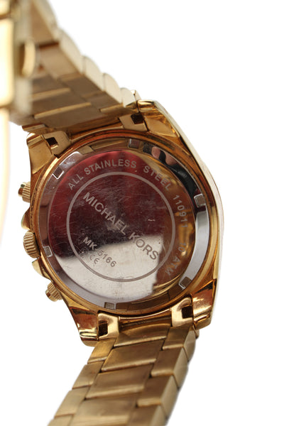 Michael Kors Womens Gold Tone Crystal Blair MK-5166 Quartz Watch 39mm