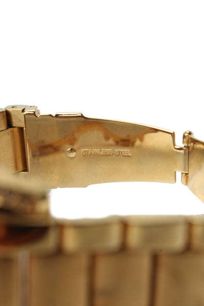 Michael Kors Womens Gold Tone Crystal Blair MK-5166 Quartz Watch 39mm