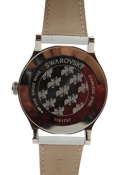 Swarovski Womens Stainless Steel White Octea Classica 1181757 Quartz Watch 39mm