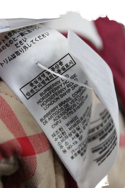 Burberry Children Childrens Girls Quilted Texture Jacket Red Size 14