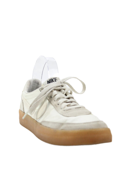 Nike Mens Killshot 2 Leather Low-Top Casual Sneakers Cream Size 7.5