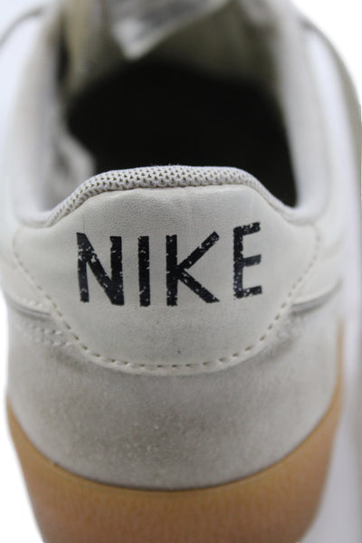Nike Mens Killshot 2 Leather Low-Top Casual Sneakers Cream Size 7.5