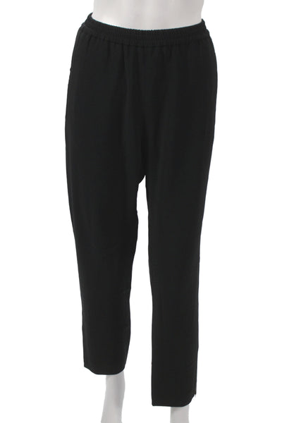 Stella McCartney Womens Ankle Pants Black Viscose Size 44