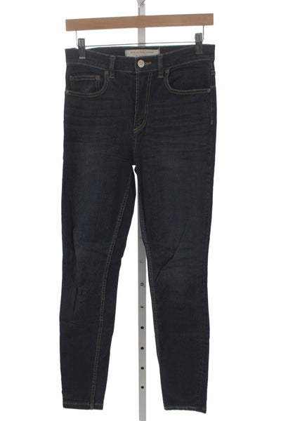 Marc By Marc Jacobs Women Skinny Jeans Blue Mid Rise Cotton Size 27