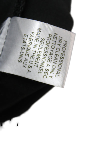 Alice + Olivia Women Dress Pants Black Wool Button Inseam 32 Size 4