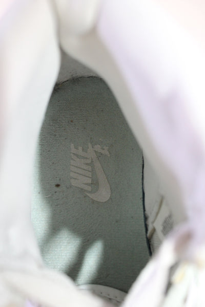 Nike Womens Leather Two-Toned High Top Sneakers Sage Size 7.5