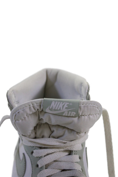Nike Womens Leather Two-Toned High Top Sneakers Sage Size 7.5