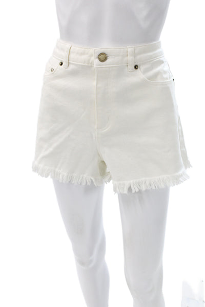 Michael Michael Kors Women Cut-Off White Shorts Size 6
