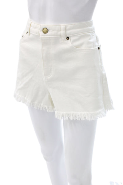 Michael Michael Kors Women Cut-Off White Shorts Size 6