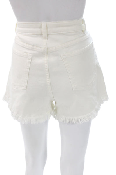 Michael Michael Kors Women Cut-Off White Shorts Size 6
