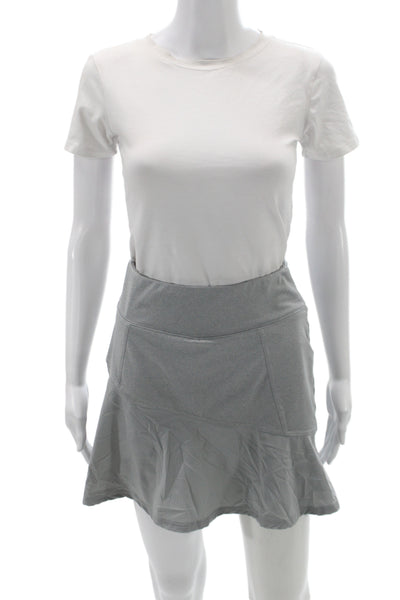 GG Blue Women Athletic Gray Skort Mini Polyester Pull On Size S