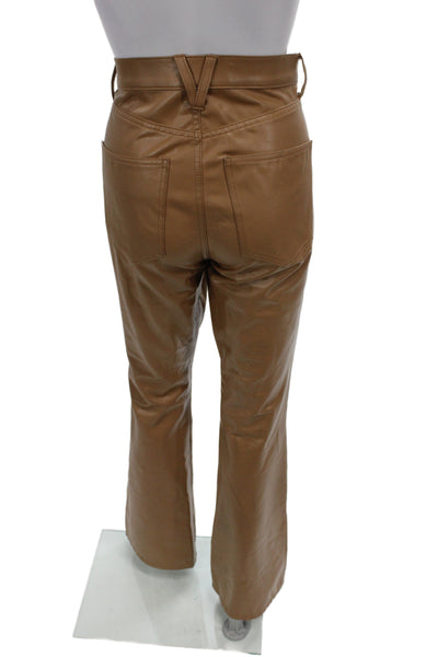 Veronica Beard Womens Brown Casual Pants 34 Inseam Polyester Size 28