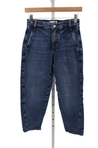 Frame Womens Mom Jeans Blue Mid Rise Cotton Size 23
