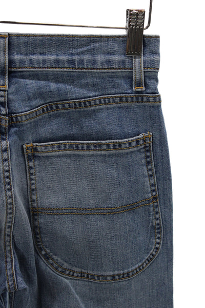 Ramy Brook Women Wide Leg High Rise Blue Jeans Size 24