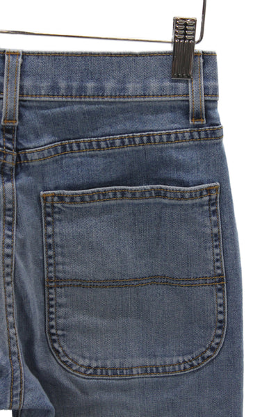 Ramy Brook Womens Wide-Leg Blue Jeans Mid Rise Size 25
