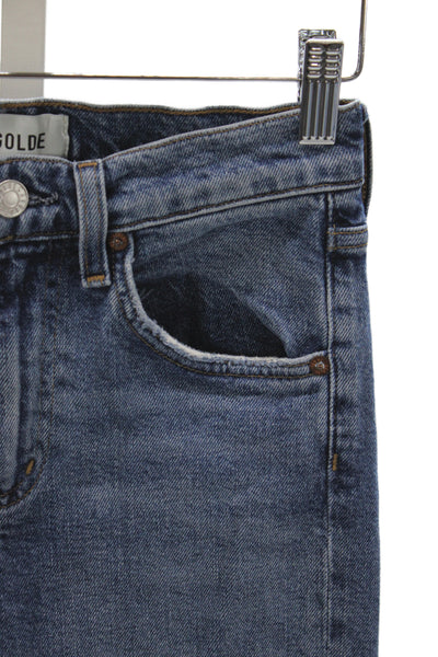 Agolde Women Bootcut Blue Jeans Mid Rise Size 23
