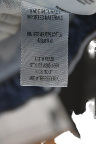 Agolde Women Bootcut Blue Jeans Mid Rise Size 23