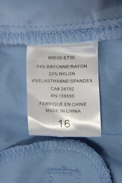 Renuar Women Bermuda Shorts Blue Size 16