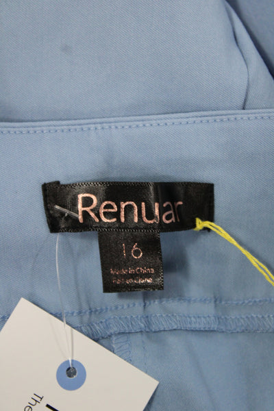 Renuar Women Bermuda Shorts Blue Size 16