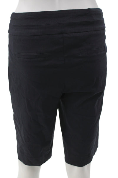 Renuar Womens Bermuda Shorts Black Rayon Size 0
