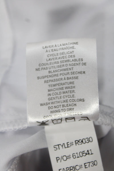 Renuar Womens Bermuda Shorts White Rayon Size 2