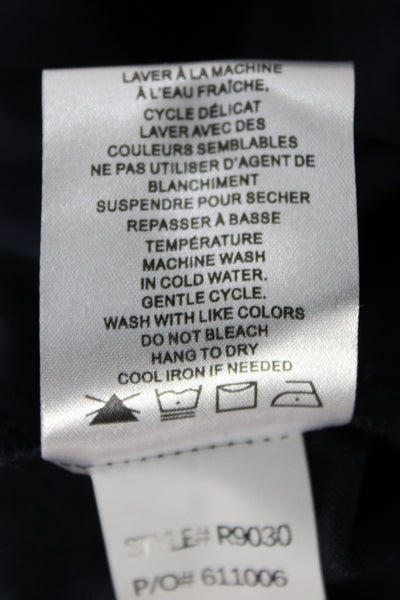 Renuar Women Bermuda Shorts Black Rayon Size 6