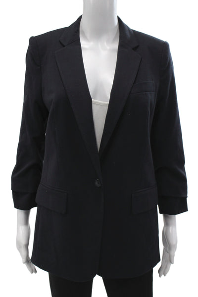 Michael Michael Kors Women Basic Jacket Black Button Long Sleeve Size 4
