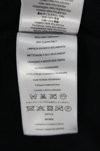 Michael Michael Kors Women Basic Jacket Black Button Long Sleeve Size 4