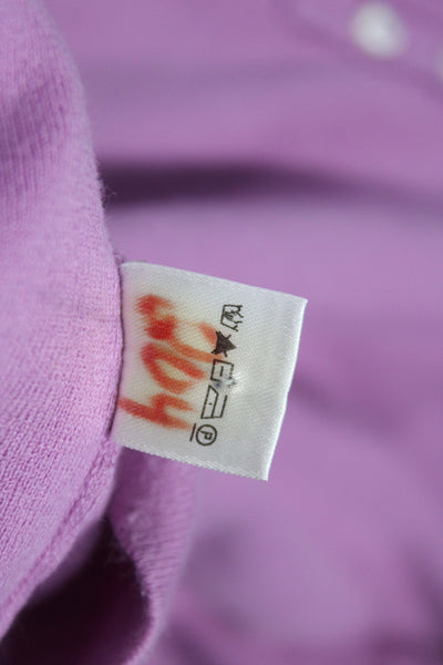 Loro Piana Womens Pink Collared Basic Polo 3/4 Sleeve Cotton Size 50