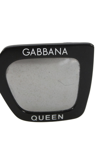 Dolce & Gabbana Womens DG 4328 Thick Rim Queen Square Sunglasses Black Plastic